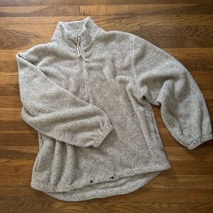 VINTAGE sherpa quarter zip
